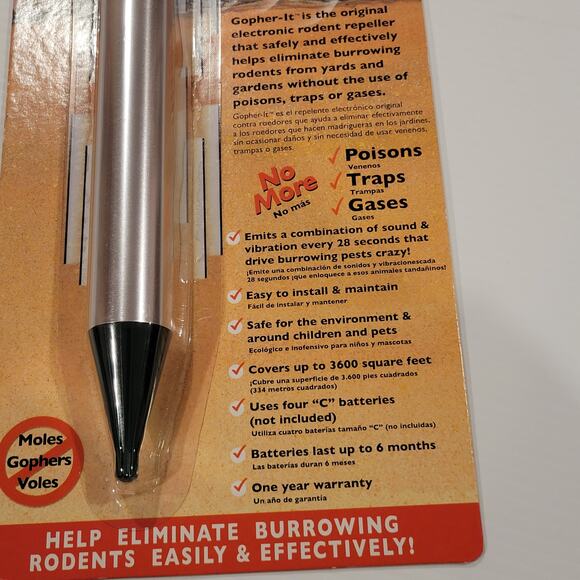 gopher-it By Exhart (Gopher Removal Tool)  New, sealed. - Picture 10 of 13